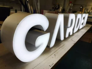 Letras corpóreas Murcia